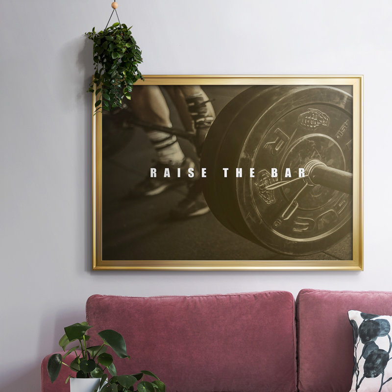 " BroInspo VI ", Gold, 30" H x 44" W