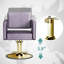  Fauteuil de coiffure hydraulique pour coiffeur, fauteuil en similicuir avec rotation à 360 °, hauteur réglable-383087291