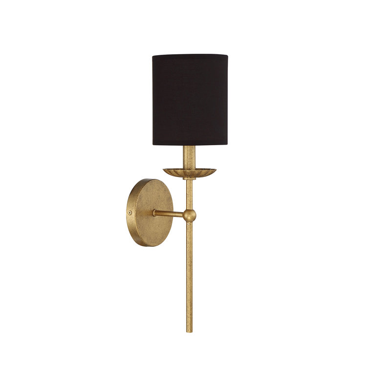 Olivette 1 - Light Dimmable Wallchiere in True Gold, True Gold, Matte Black