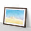 Giza Necropolis Pyramids in Egypt - Picture Frame Graphic Art Print-56713125-56713124