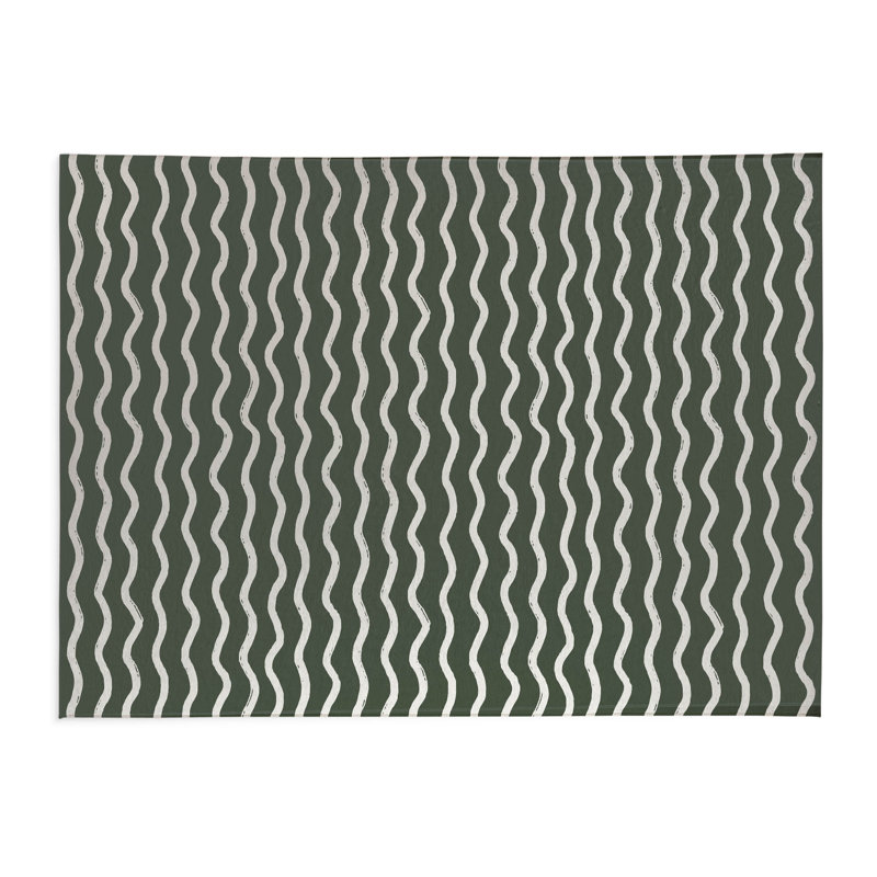 Wiggle Row Activity Mat, Chimichurri/Green, Rectangle 2' x 3'