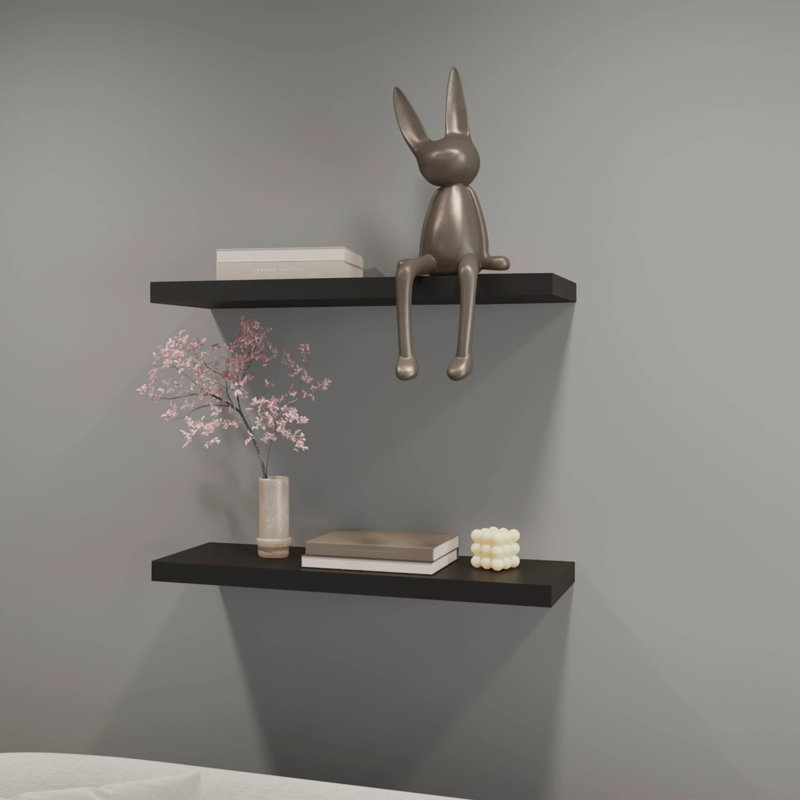 Floating Shelf, Black