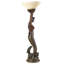 Lampe torchère déesse offrant une sirène