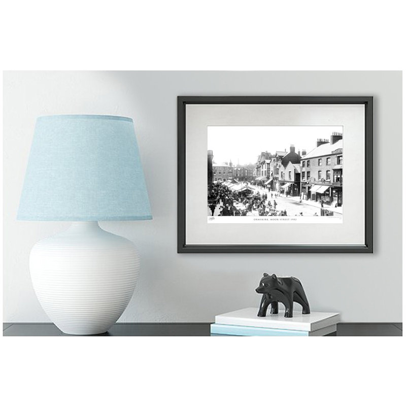 Ormskirk, Moor Street 1902 - Single Picture Frame Print, 28cm H x 36cm W x 2.3cm D