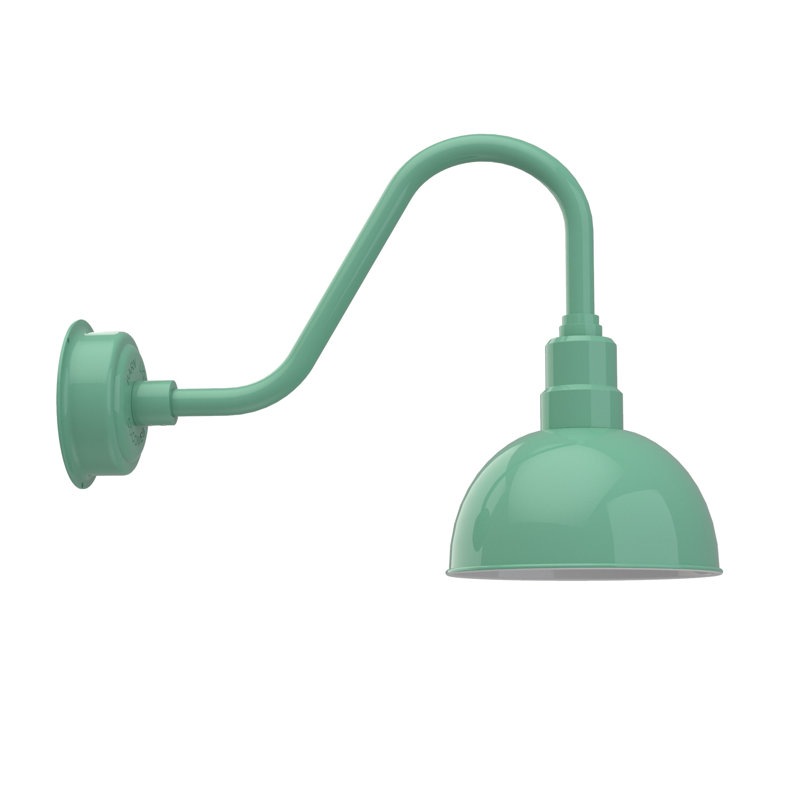 Luminaire de grange d'extérieur Abbie, Jade, H 16,37 po x l 10 po x P 24 po