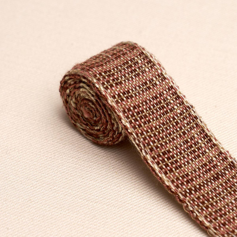 Ruban de tweed étroit, Brun