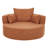 360° Swivel Chair Swivel Round Sofa Chair With 3 Removable Pillows-1106373175