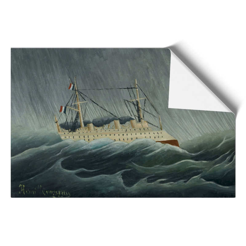 Candore Acarcio by Henri Rousseau - Unframed Painting, 42cm H x 59cm W x 0.1cm D