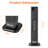 1500-Watt 30 In. Indoor Electric Tower Ceramic Fan Space Heater With Remote Control