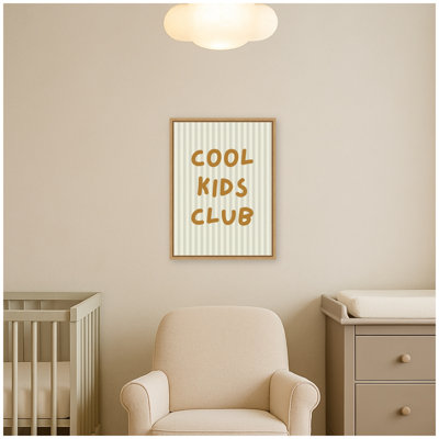 Cool Kids Club by Laura Moss Framed Canvas Wall Art Print