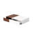 Modern Style Coffee Table With Two Storages In Rectangular Marble Storage Spaces Walnut Design