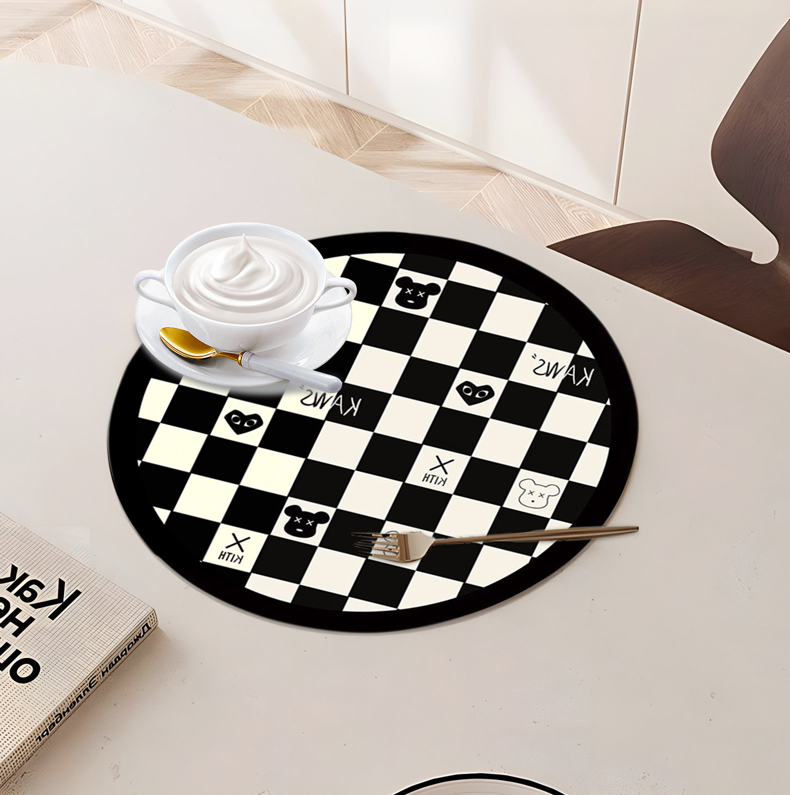 LIYONG Plaid Round Placemat Wayfair