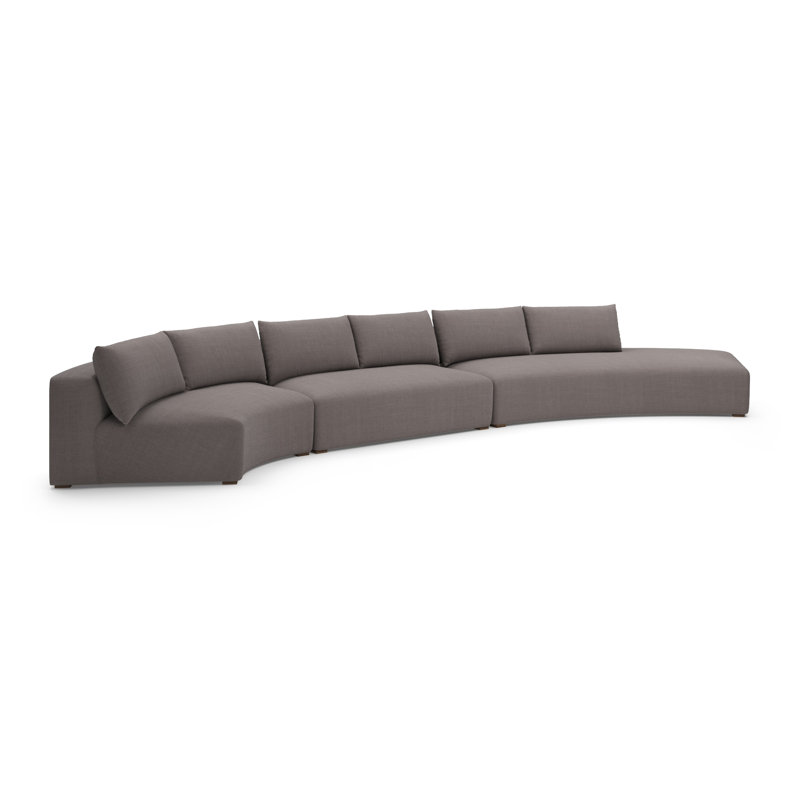 Canapé modulaire California, Mélange de polyester graphite Nevis
