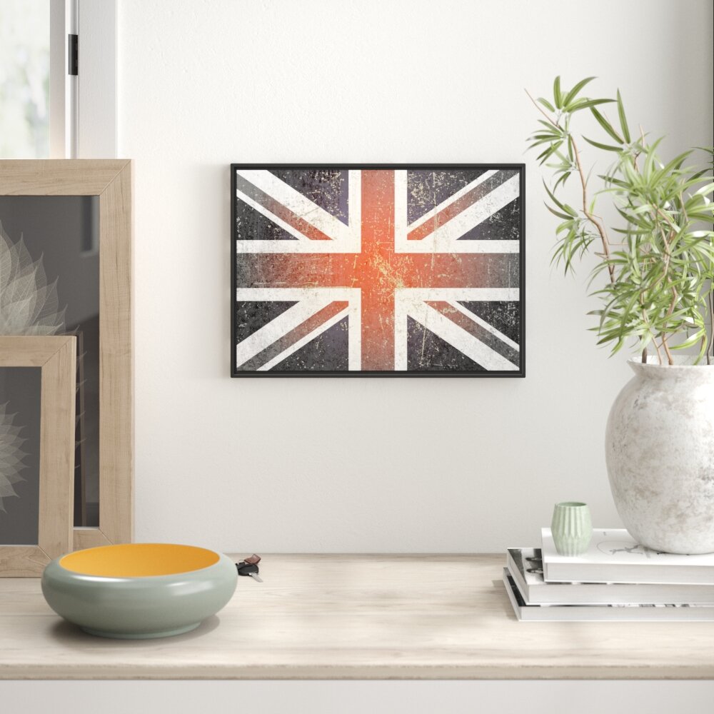 Gerahmtes Wandbild Britischer Union Jack