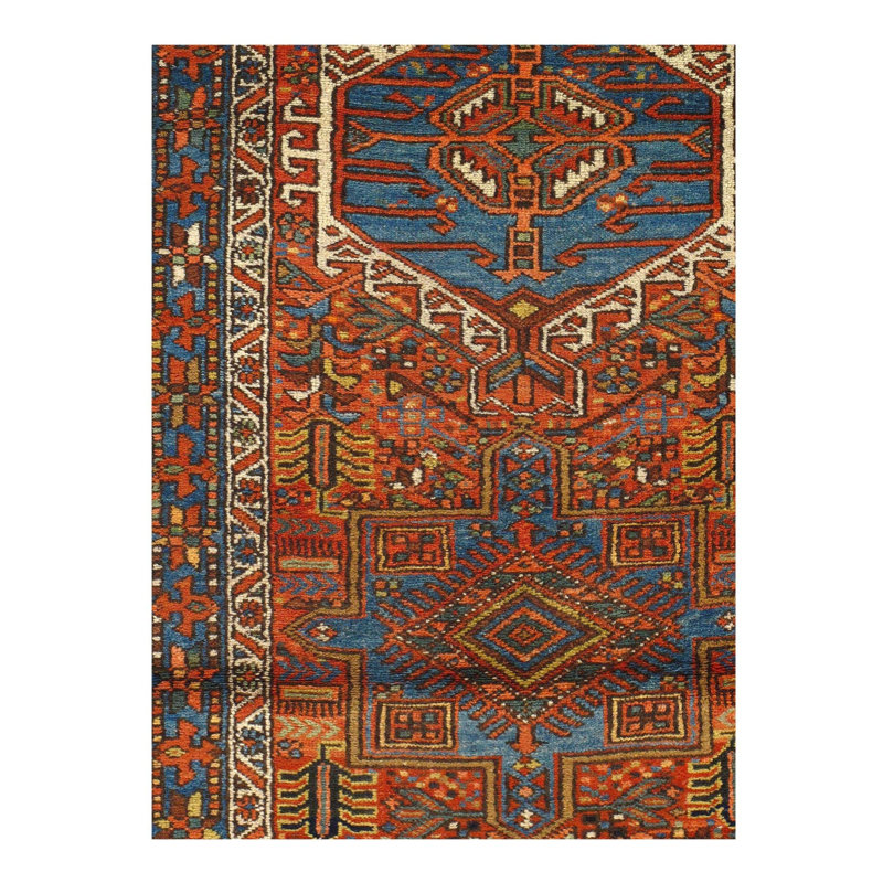 Wallinga Oriental Area Rug in Rust