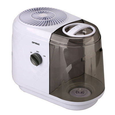Optimus 2 gal. Cool Mist Evaporative Console Humidifier with Adjustable Humidistat for 400 cu. ft.