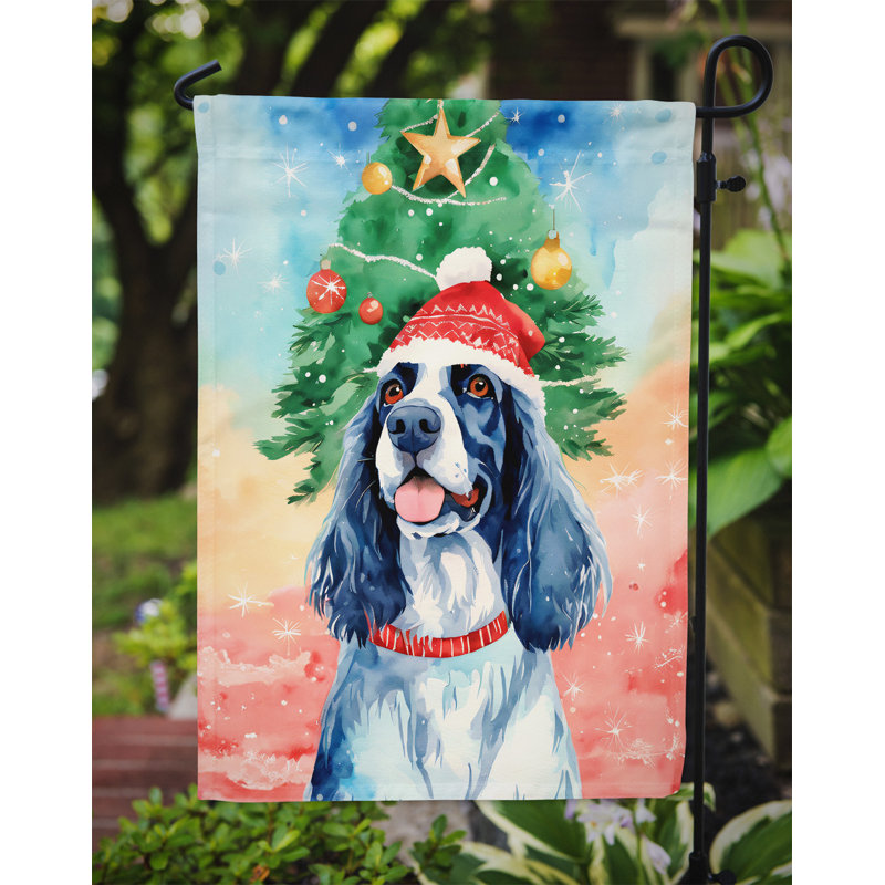 Double Sided Polyester Christmas, 15.5'' H x 11.25'' W