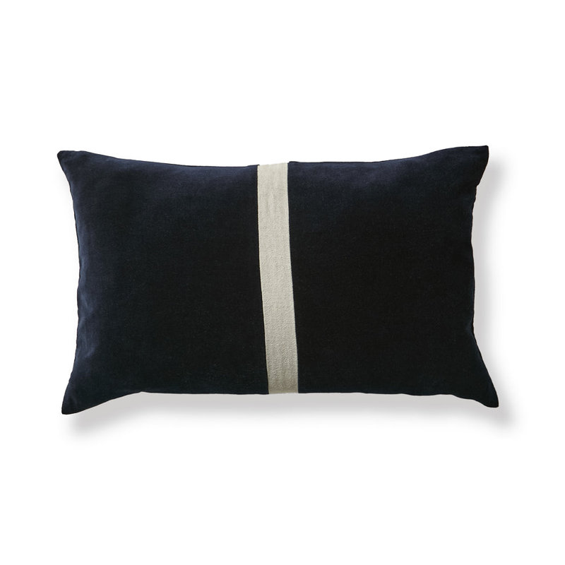 Dannis Throw Pillow Cover, Ink
