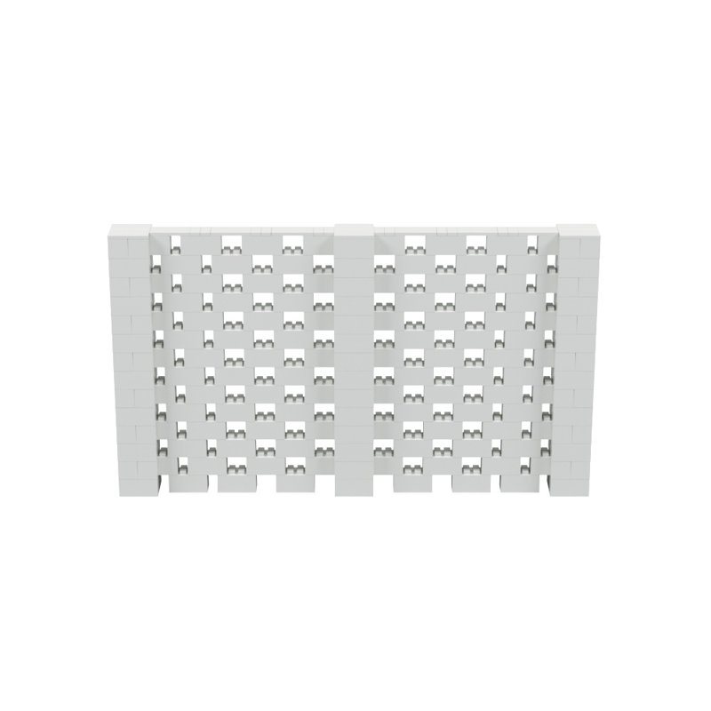 Ensemble mural Everblock, Gris clair, H 84 po x l 144 po x P 12 po