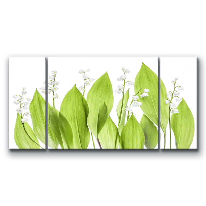 « lilly of the valley », impression à multiples images sur toile