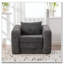 Fauteuil d'appoint pliable 40 po avec accoudoirs et dossier-453784170