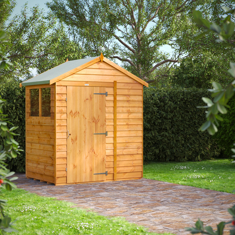 Powersheds Timber Overlap Apex Garden Shed