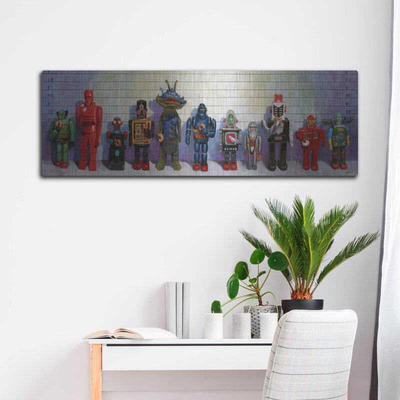 Line-Up' by Eric Joyner, Metal Wall Art, 16" H x 48" W