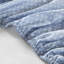 Grand lit avec édredon et draps à motif floral bleu, doux, motif aquarelle, pour matelas jusqu'à 16 po, microfibre lavable