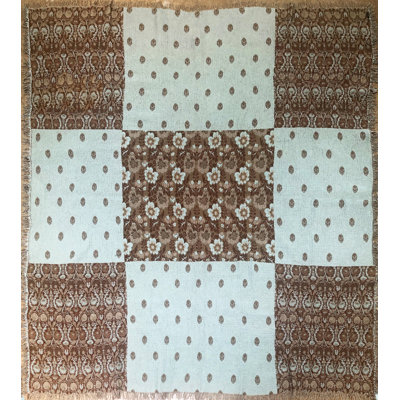 Daisy Hand Woven Throw Blanket