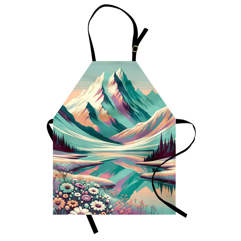 No Pattern Bib Apron