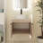 Evaley 23.62'' Single Bathroom Vanity with Ceramic Top