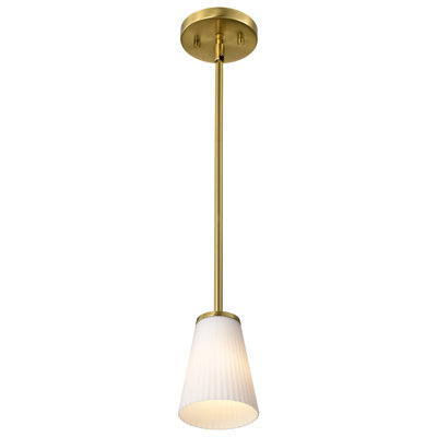 Royale -  Pendant - Ribbed Glass
