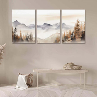 3 Piece Wrapped Canvas Print