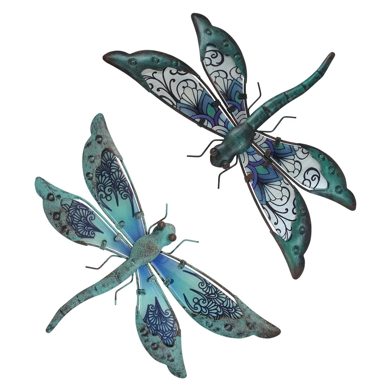 Ocean Fish Metal Wall Art Decorazione Appesa All'aperto Patio O Piscina