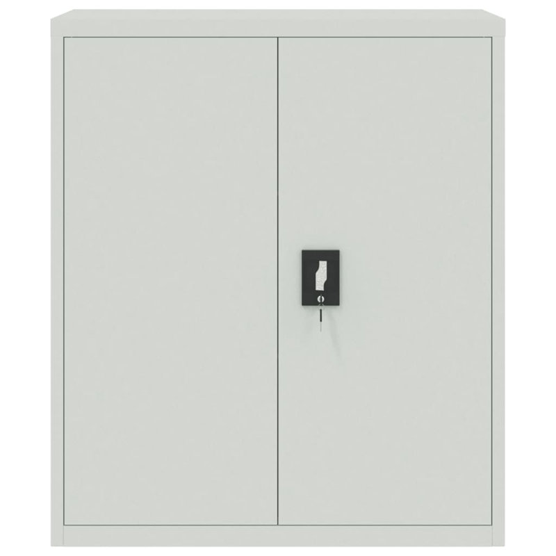 Marielos File Cabinet 90x40x105 cm Steel, Light Grey