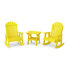 Ensemble de chaises berçantes 3 pièces avec table d'appoint Heritage Adirondack Heritage