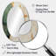 Green Gold Minimalisme Poteries I - Grand miroir mural ovale sur métal-708761816