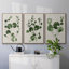 Forest Foliage On Linen I, encadré sur toile, 3 pièces-89277498-89277506