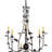 Rosalin 15 - Light Steel Dimmable Chandelier