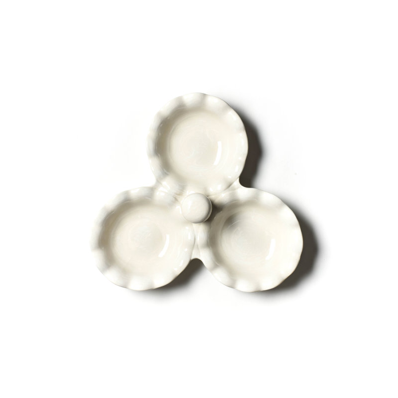 Triangle Divided Serving Dish