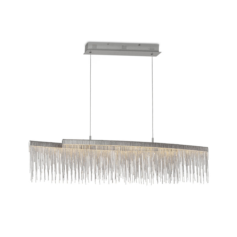 Cinna 1 - Light Grey LED Kitchen Island Pendant