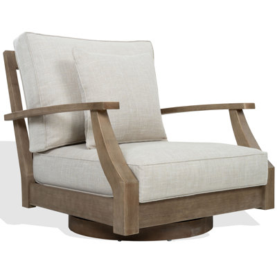 Fauteuil pivotant en bois de la Martinique