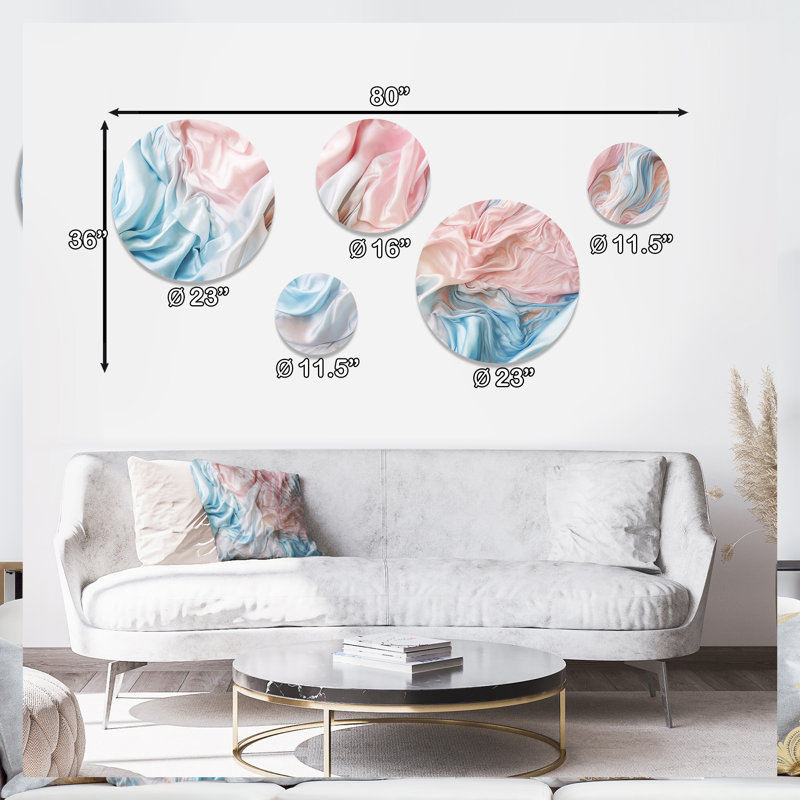 Abstract Wall Decor on Metal