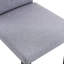 4 chaises de salle à manger grises - confortables et tendance. Conception minimaliste pour une vie moderne. Convient aux tailles appropriées. Pieds en métal avec surface lisse. Naturel respirant. Fabrication stable intégrée.-718473904