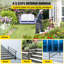 Rambarde d'escalier extérieure, compatible avec les escaliers de 1 à 5 marches, style transitionnel, en fer forgé, réglable, avec barrière, pour marches en béton, trousse d'installation incluse, noir mat