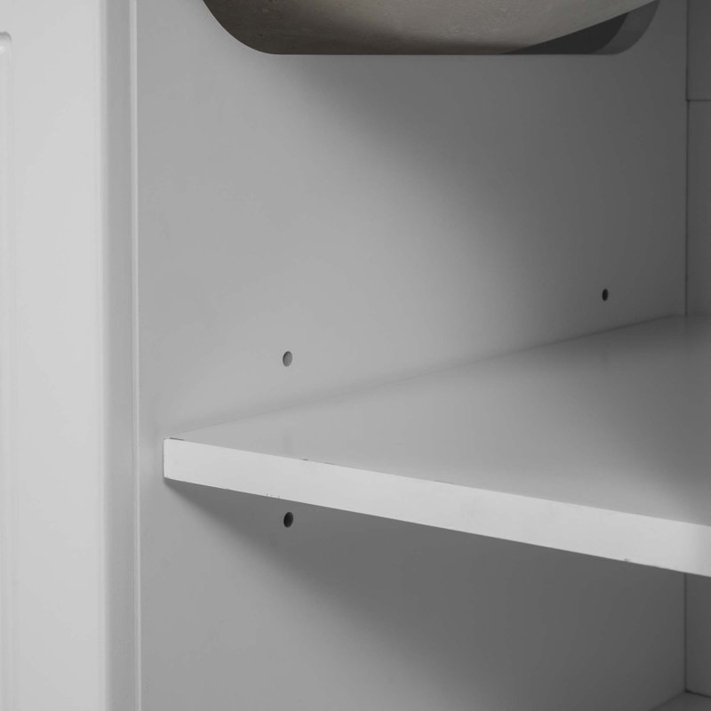 White Pine Wood Freestanding Bathroom Vanity Base