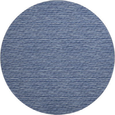 Premium Machine Washable Vaseem AMF138 Navy Rug