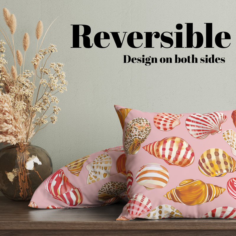 Reversible Pillow Cover, 22"H x 22"W