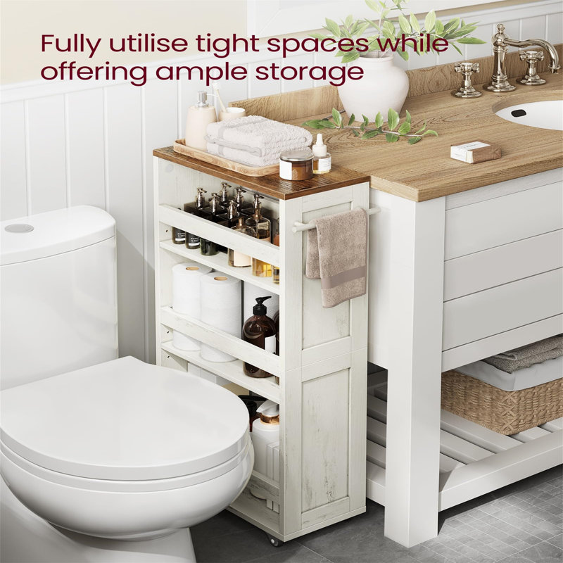 86.5cm H x 43.2cm W Storage Rack with Wheels