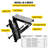 VEVOR Backhoe Excavator Thumb Attachments Weld On Adjustable Boom Tractor-100484415